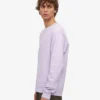 Classic Organic Bio-Pullover mit Rundhalsausschnitt – Zartes Lavendel