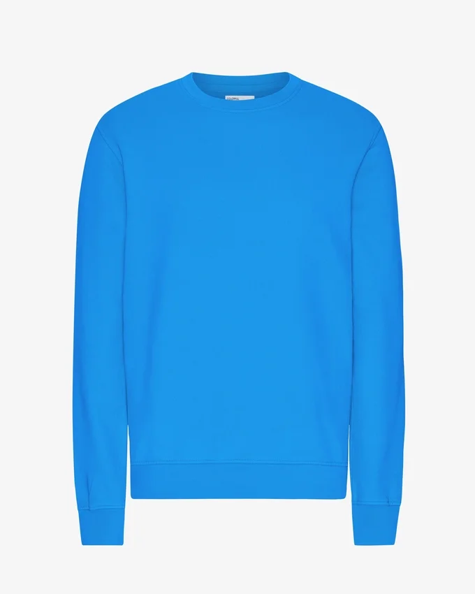 Classic Organic Bio-Pullover – Pazifikblau