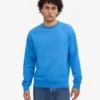 Classic Organic Bio-Pullover – Pazifikblau