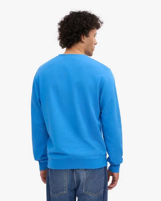 Classic Organic Bio-Pullover – Pazifikblau