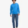 Classic Organic Bio-Pullover – Pazifikblau