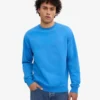 Classic Organic Bio-Pullover – Pazifikblau