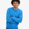 Classic Organic Bio-Pullover – Pazifikblau