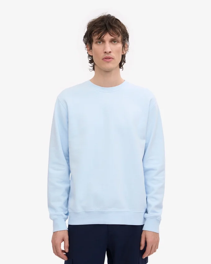 Classic Organic Bio-Pullover – Polarblau