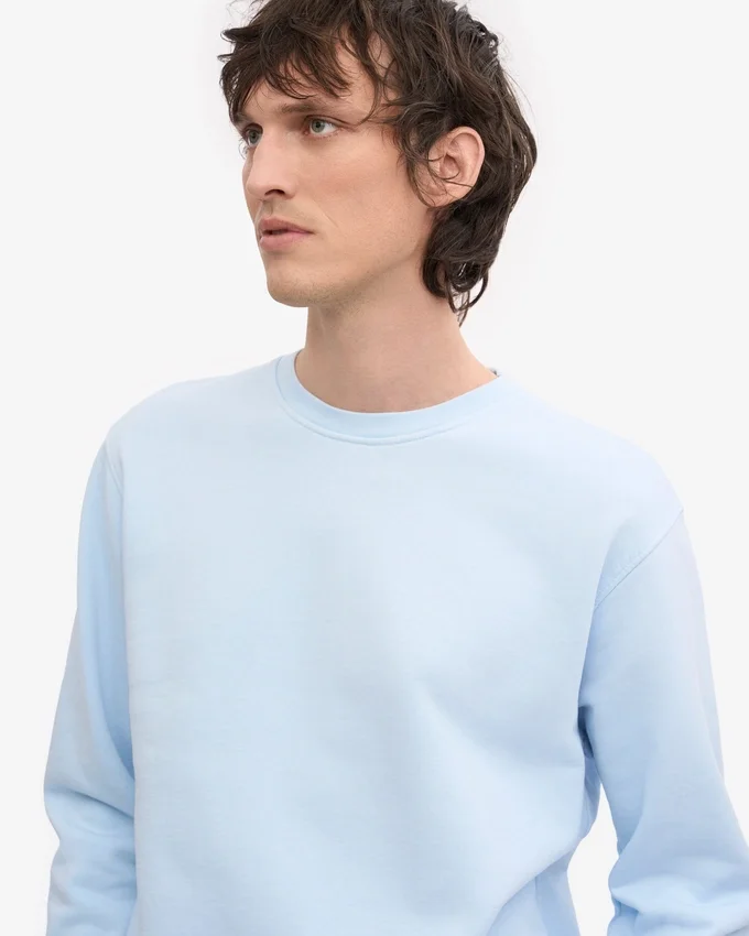 Classic Organic Bio-Pullover – Polarblau