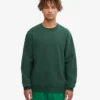 Classic Organic Bio-Pullover – Smaragdgrün