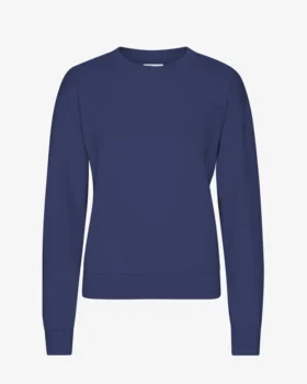Classic Organic Bio-Rundhals-Shirt für Damen – Marineblau