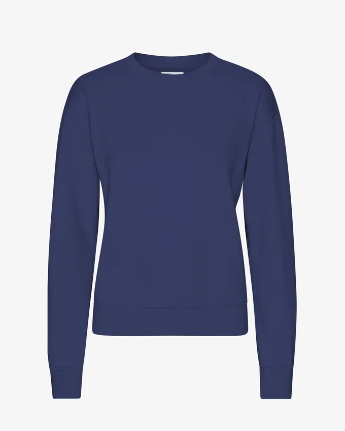Classic Organic Bio-Rundhals-Shirt für Damen – Marineblau