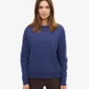 Classic Organic Bio-Rundhals-Shirt für Damen – Marineblau