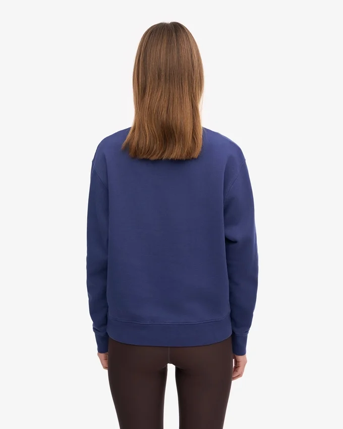 Classic Organic Bio-Rundhals-Shirt für Damen – Marineblau