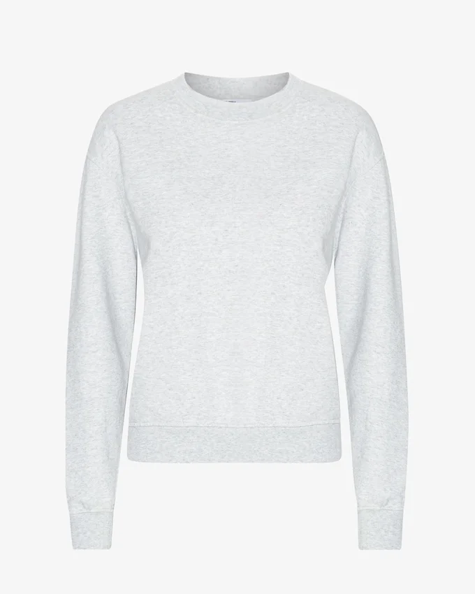 Classic Organic Bio-Rundhalsshirt für Damen – Schneemelange