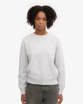 Classic Organic Bio-Rundhalsshirt für Damen – Schneemelange