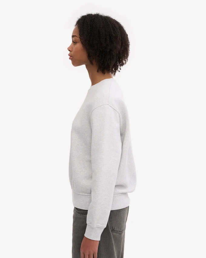 Classic Organic Bio-Rundhalsshirt für Damen – Schneemelange