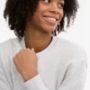 Classic Organic Bio-Rundhalsshirt für Damen – Schneemelange