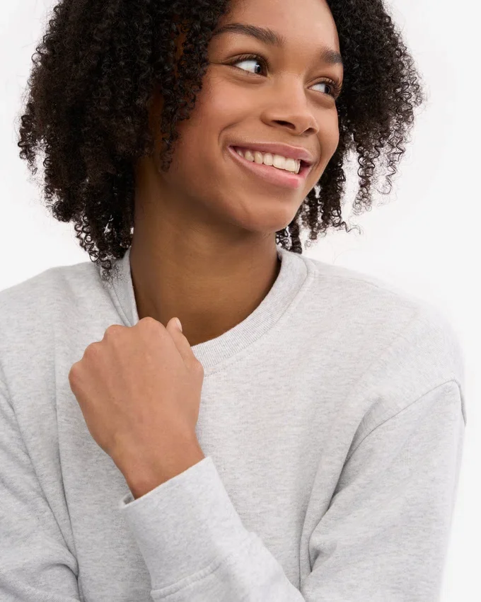 Classic Organic Bio-Rundhalsshirt für Damen – Schneemelange