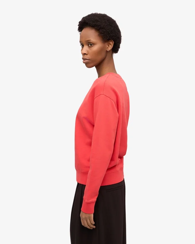 Classic Organic Bio-Shirt für Damen – Red Tangerine