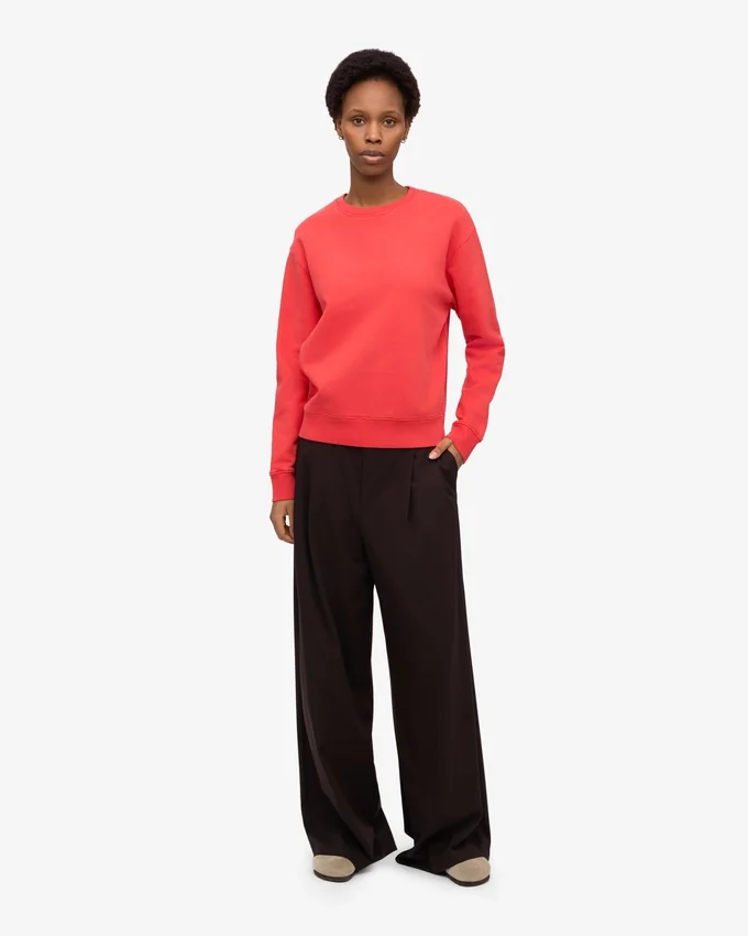 Classic Organic Bio-Shirt für Damen – Red Tangerine