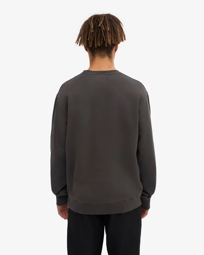 Classic Organic Bio-Shirt mit Rundhalsausschnitt – Lavagrau