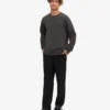 Classic Organic Bio-Shirt mit Rundhalsausschnitt – Lavagrau