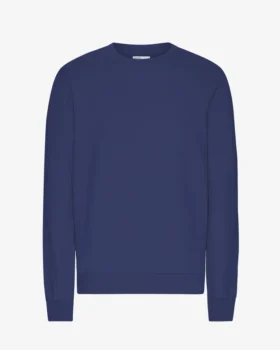 Classic Organic Bio-Shirt mit Rundhalsausschnitt – Marineblau