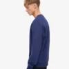 Classic Organic Bio-Shirt mit Rundhalsausschnitt – Marineblau