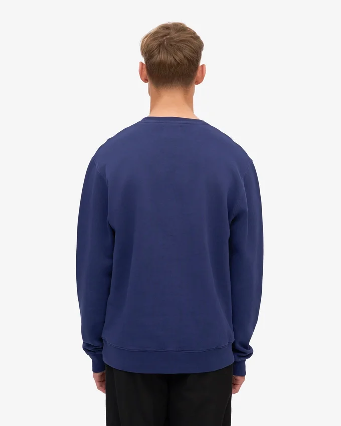 Classic Organic Bio-Shirt mit Rundhalsausschnitt – Marineblau