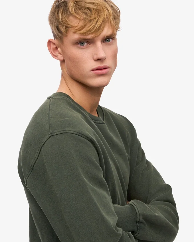 Classic Organic Bio-Shirt mit Rundhalsausschnitt – Mitternachtsgrün