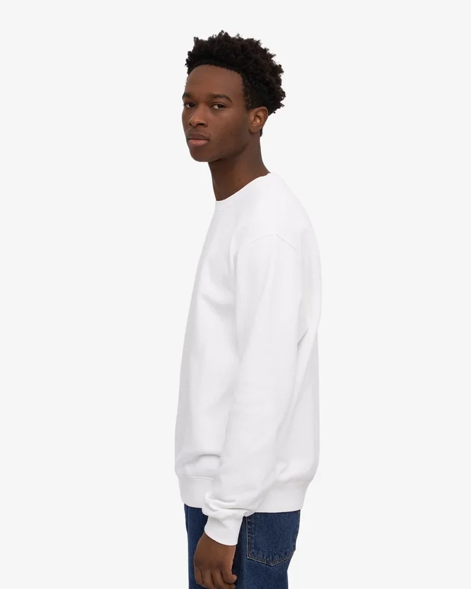 Classic Organic Bio-Shirt mit Rundhalsausschnitt – Optisches Weiß