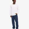 Classic Organic Bio-Shirt mit Rundhalsausschnitt – Optisches Weiß