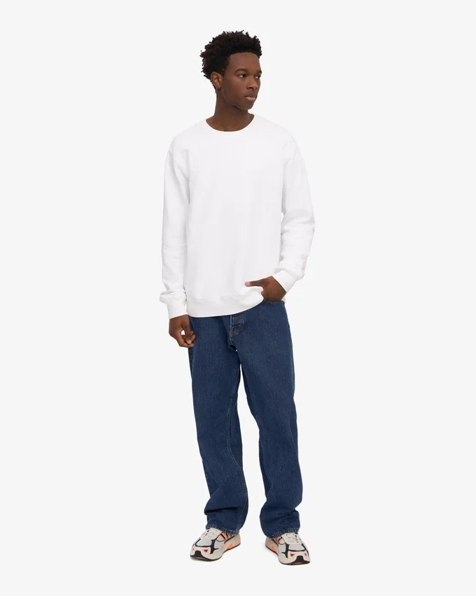 Classic Organic Bio-Shirt mit Rundhalsausschnitt – Optisches Weiß