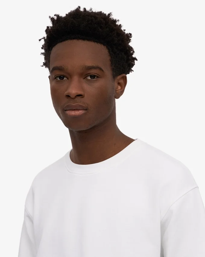 Classic Organic Bio-Shirt mit Rundhalsausschnitt – Optisches Weiß