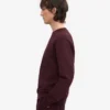 Classic Organic Bio-Shirt mit Rundhalsausschnitt – Oxblood-Rot
