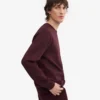 Classic Organic Bio-Shirt mit Rundhalsausschnitt – Oxblood-Rot