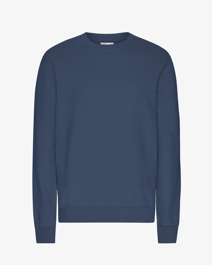 Classic Organic Bio-Shirt mit Rundhalsausschnitt – Petrolblau