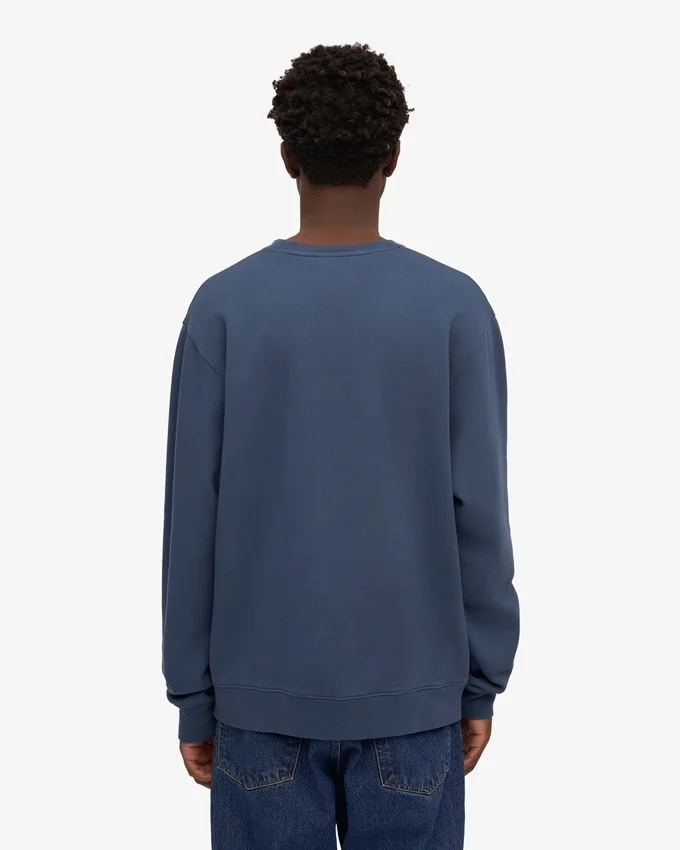 Classic Organic Bio-Shirt mit Rundhalsausschnitt – Petrolblau