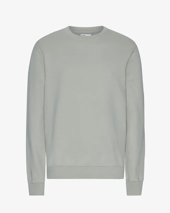 Classic Organic Bio-Shirt mit Rundhalsausschnitt – Stahlblau