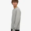 Classic Organic Bio-Shirt mit Rundhalsausschnitt – Stahlblau