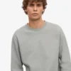 Classic Organic Bio-Shirt mit Rundhalsausschnitt – Stahlblau