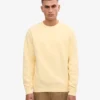 Classic Organic Bio-Shirt mit Rundhalsausschnitt – Zartgelb