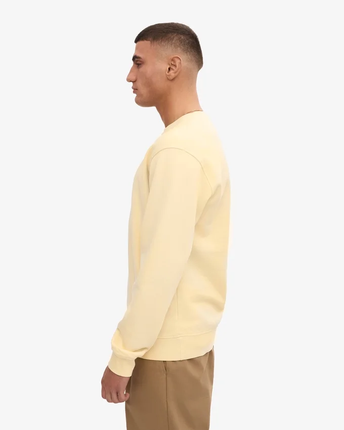 Classic Organic Bio-Shirt mit Rundhalsausschnitt – Zartgelb