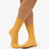 Classic Organic Bio-Socken für Damen – gebranntes Gelb