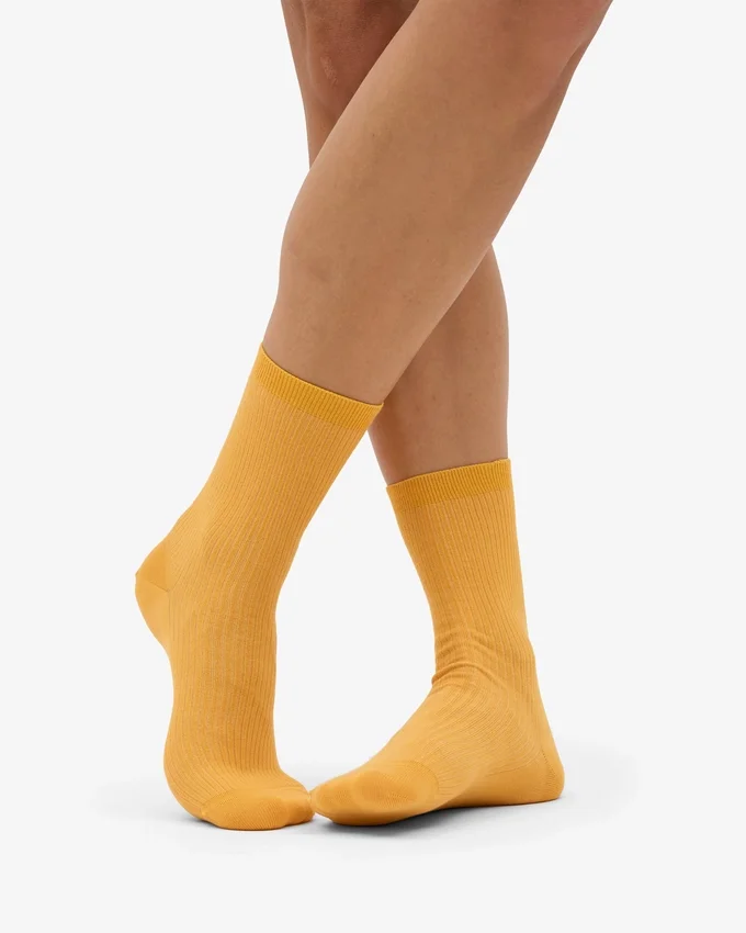 Classic Organic Bio-Socken für Damen – gebranntes Gelb