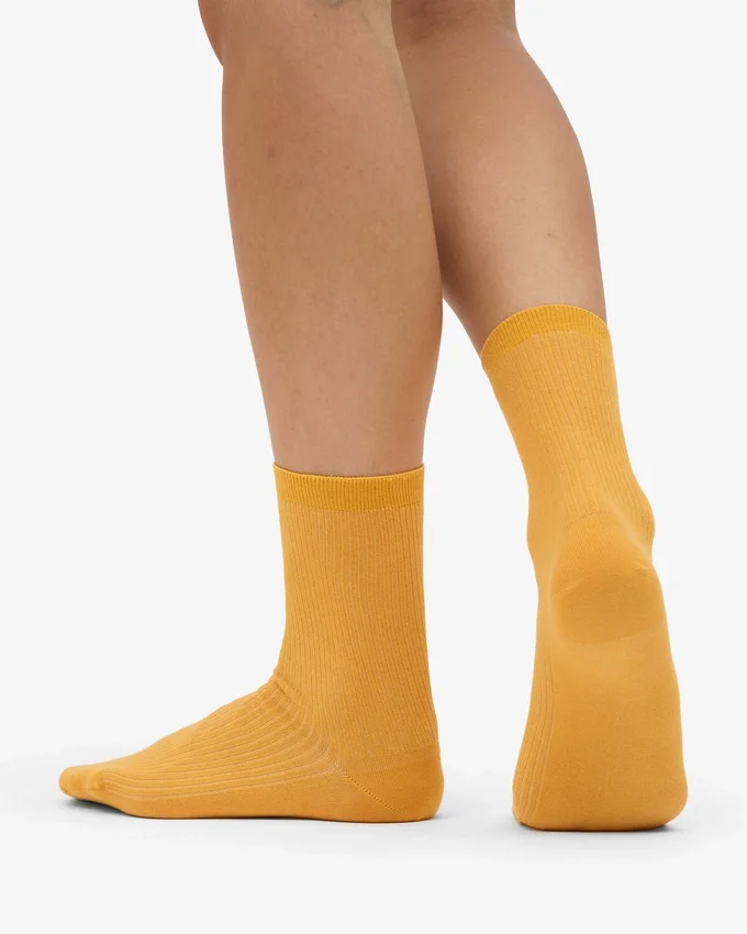 Classic Organic Bio-Socken für Damen – gebranntes Gelb