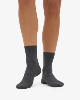 Classic Organic Bio-Socken für Damen – Lava-Grau