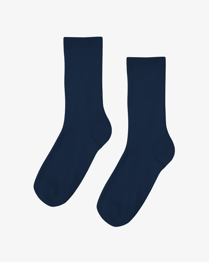 Classic Organic Bio-Socken für Damen – Marineblau