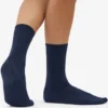Classic Organic Bio-Socken für Damen – Marineblau