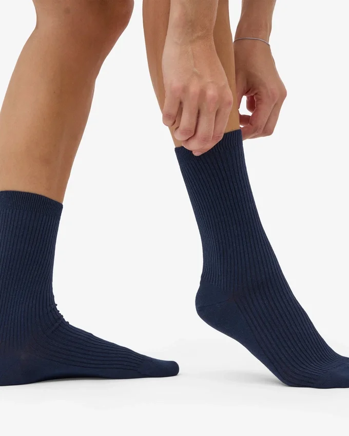 Classic Organic Bio-Socken für Damen – Marineblau