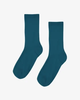 Classic Organic Bio-Socken für Damen – Ozeangrün
