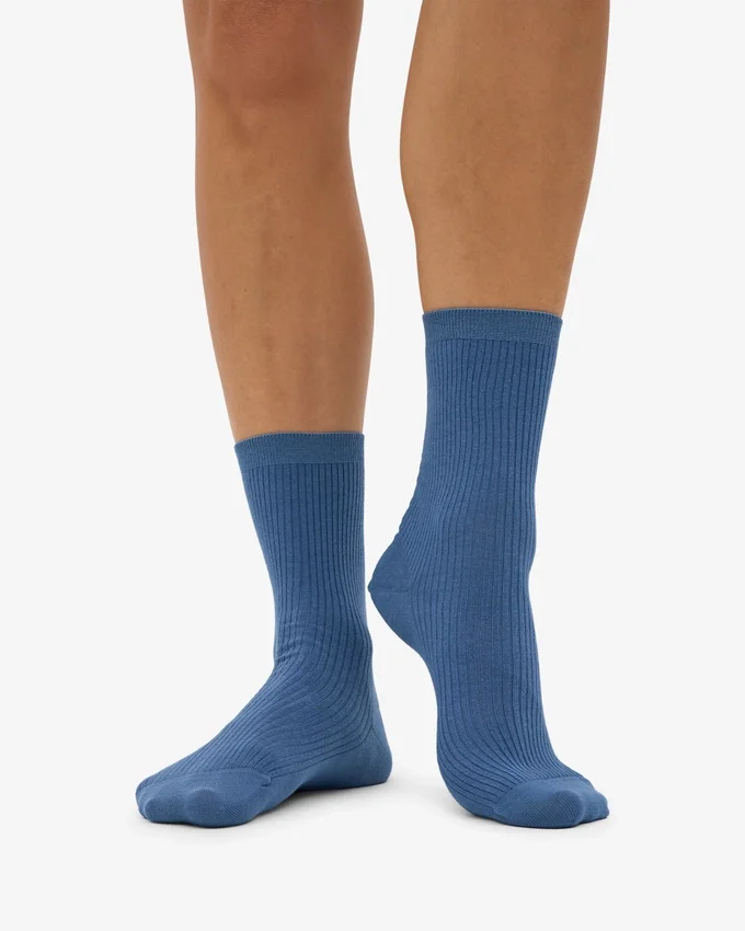 Classic Organic Bio-Socken für Damen – Petrolblau
