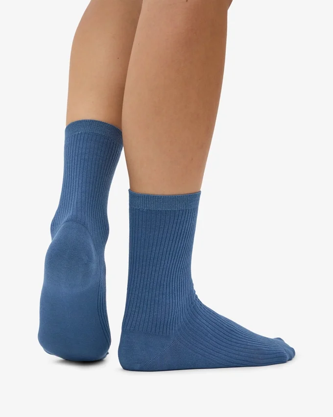 Classic Organic Bio-Socken für Damen – Petrolblau